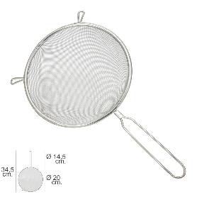 COLADOR ACERO INOXIDABLE BASIC Ø 20 X 34,5 (ALT.) CM.