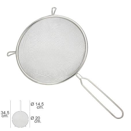 COLADOR ACERO INOXIDABLE BASIC Ø 20 X 34,5 (ALT.) CM.