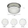 HARINERO TAMIZADOR ACERO INOXIDABLE Ø 20 CM. CON 3 MALLAS INTERCAMBIABLES