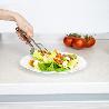 PINZAS PARA SERVIR ACERO INOXIDABLE  21 CM. IDEAL PARA LA COCINA, SERVIR ENSALADAS, SERVIR CARNES, PESCADOS, ETC.
