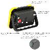 LINTERNA DE TRABAJO LED  MULTIFUNCIÓN RECARGABLE 2.000 MAH. / 10 W. / 500 LÚMENES / 4 IMANES / BATERIA EXTERNA / SO