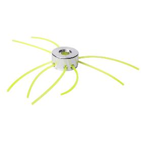CABEZAL DESBROZADOR UNIVERSAL REALIZADO EN ALUMINIO SALIDA 8 HILOS