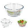 BOL DE CRISTAL, IDEAL PARA MEZCLAS. 2.0 LITROS. LIBRE BPA, CRISTAL DE BOROSILICATO.ENSALADAS, POSTRES, COCINA, RESP