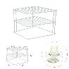 ESTANTE FORMA DE ESQUINA PARA COCINA, 90 GRADOS, 3 NIVELES