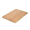 TABLA CORTAR COCINA FABRICADA EN MADERA DE BAMBU 100% CON RANURA 32X25,5 CM.TABLA CORTAR,CARNE PESCADO,VERDURAS,FRU