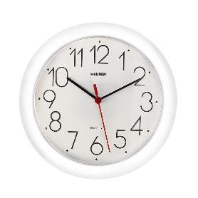 RELOJ DE PARED Ø 25 CM. COLOR BLANCO