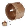 CORONA DIAMANTE PARA AMOLADORA Ø 65 MM. CONEXIÓN ROSCA M14. CORTE SECO