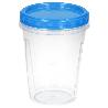 JUEGO RECIPIENTES PLASTICO REDONDOS 1 LITRO (PACK 3 PIEZAS)