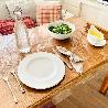 MANTEL HULE REDONDO TRANSPARENTE IMPERMEABLE ANTIMANCHAS PVC Ø 140 CM. USO INTERIOR Y EXTERIOR