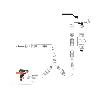 ASPERSOR RIEGO REGULABLE SECTORIAL PLASTICO  TOMA 1/2 FABRICADO EN PLASTICO, RIEGO DE JARDINES / CESPED