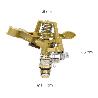ASPERSOR RIEGO REGULABLE METALICO SECTORIAL TOMA 1/2 FABRICADO EN ZINC, RIEGO DE JARDINES / CESPED