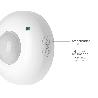 DETECTOR DE MOVIMIENTO POR INFRARROJOS CON SENSOR CREPUSCULAR 360°. AJUSTABLE