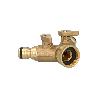 ADAPTADOR MANGUERA LATON 2 TOMAS PARA GRIFO 3/4