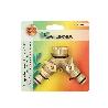 ADAPTADOR MANGUERA LATON 2 TOMAS PARA GRIFO 3/4