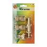 SET RIEGO 4 PIEZAS PARA MANGUERAS 1/2 FABRICADO EN LATON.