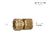 CONECTOR MANGUERA CON FUNCIÓN STOP FABRICADO EN LATON  1/2 HEMBRA, ADAPTADOR GRIFO, CONECTOR GRIFO A CONECTOR RAPID