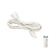 PROLONGADOR CABLE ELECTRICO 5 METROS. ALARGADERA 16 A. 3500 W. CONEXIÓN SUCKO 3 POLOS + TIERRA. COLOR BLANCO