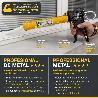 PISTOLA SILICONA PROFESIONAL EXTRAFUERTE, CARTUCHOS 310 ML. PISTOLA SELLADORA SILICONA, PISTOLA CALAFATEO, PISTOLA 
