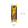 JUEGO LLAVES TORX PLEGABLE  8 PIEZAS INVIOLABLE, LLAVE TORX HEXAGONAL, LLAVE ESTRELLA, LLAVE ALLEN ESTRELLA