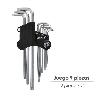 JUEGO LLAVES TORX L 9 PIEZAS LARGO INVIOLABLE