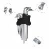 JUEGO LLAVES TORX L 9 PIEZAS LARGO INVIOLABLE