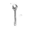 LLAVE AJUSTABLE PLUS MOLETA 15