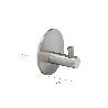 GANCHO COLGADOR BAÑO INDIVIDUAL TOALLAS / ALBORNOZ COLOR INOX AUTOADHESIVO RESISTENTE, SIN TORNILLOS