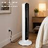 CALEFACTOR TERMOVENTILADOR CERAMICO OSCILANTE TORRE 1000 / 2000 W. ALTURA 88 CM.