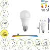 BOMBILLA LED ESTANDAR ROSCA E27. 11 WATT. EQUIVALE A 90 WATT. 1055 LUMENES. LUZ CALIDA (3000º K.) DIMERABLE