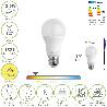 BOMBILLA LED ESTANDAR ROSCA E27. 13,5 WATT. EQUIVALE A 100 WATT. 1521 LUMENES. LUZ CALIDA (3000º K.)