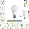 BOMBILLA LED ESTANDAR ROSCA E27. 13,5 WATT. EQUIVALE A 100 WATT. 1521 LUMENES. LUZ NEUTRA (4000º K.)