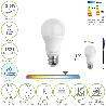 BOMBILLA LED ESTANDAR ROSCA E27. 13,5 WATT. EQUIVALE A 100 WATT. 1521 LUMENES. LUZ FRÍA (6500º K.)