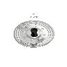 TAPADERA MULTIUSOS ACERO INOXIDABLE Ø 21 CM. USO TAPA ANTI SALPICADURAS Y ESCURRIDOR. TAPADERA ADPATABLE DIFERENTES