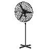 VENTILADOR PIE Ø 70 X195 CM. NEGRO 190 W. OSCILACIÓN AUTOMATICA, ALTURA REGULABLE, CABEZAL INCLINABLE, BASE ESTABLE