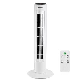 VENTILADOR MAURER TORRE 73 CM 3 VELOCIDADES. FUNCION OSCILANTE. CON TEMPORIZADOR Y MANDO A DISTANCIA.