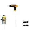 LLAVE ALLEN CON BOLA MANGO BIMATERIAL SOFT TOUCH FORMA T 2,5 MM. ACERO CROMO VANADIO, DESTORNILLADOR ALLEN, LLAVE H