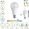 BOMBILLA LED ESTANDAR ROSCA E27. 20  WATT. EQUIVALE A 150 WATT. 2452 LUMENES. LUZ FRIA (6500º K.)