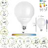 BOMBILLA LED GLOBO E27. 20 WATT. EQUIVALE A 150 WATT. 2452 LUMENES. LUZ NEUTRA 4000º K.