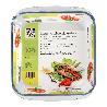 FUENTE HORNO CRISTAL BOROSILICATO CUADRADA 1,8 L. 20,7X20,7 CM. IDEAL MECLAS, ENSALADAS, POSTRES, COCINA, RESPOSTER