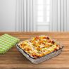 FUENTE HORNO CRISTAL BOROSILICATO CUADRADA 1,8 L. 20,7X20,7 CM. IDEAL MECLAS, ENSALADAS, POSTRES, COCINA, RESPOSTER