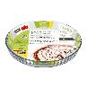 MOLDE RIZADO HORNO CRISTAL BOROSILICATO Ø 28 CM. IDEAL POSTRES, COCINA, RESPOSTERIA, TARTAS, QUICHE, LIBRE BPA