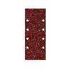 LIJA RECAMBIO CON VELCRO 93X228 MM. CON AGUJEROS GRANO  80 (10 PIEZAS)