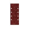 LIJA RECAMBIO CON VELCRO 93X228 MM. CON AGUJEROS GRANO  120 (10 PIEZAS)