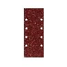 LIJA RECAMBIO CON VELCRO 93X228 MM. CON AGUJEROS GRANO  180 (10 PIEZAS)
