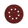 LIJA RECAMBIO VELCRO DISCO Ø 125 MM. CON AGUJEROS GRANO  80 (10 PIEZAS)
