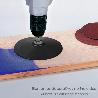 PLATO TALADRO NYLON Ø 125 MM. CON ESPIGA Ø 6 MM. DISCO PLÁSTICO PARA BONETE