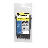 BRIDA NYLON 100%. COLOR NEGRO 4,5 X 280 MM. BOLSA 100 UNIDADES. ABRAZADERA PLASTICO, ORGANIZADOR CABLES, ALTA RESIS