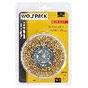 CEPILLO ACERO LATONADO PARA TALADRO. DISCO Ø 100 MM. ESPIGA 1/4 CEPILLO TALADRO ALAMBRE LATÓN, CEPILLO LIMPIEZA, CE