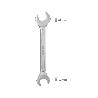 LLAVE FIJA PLUS ACERO CROMO VANADIO 25X28 DIN 3110. LLAVES FIJAS DOBLES