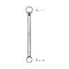 LLAVE ESTRELLA ACODADA PLUS ACERO CROMO VANADIO 24X26 DIN 838. LLAVE DOBLE BOCA ACODADA, LLAVE FIJA ESTRELLA ACODAD